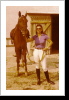 Mein 1. Pferd mit dem Namen Tänzerin, Reitstall Klosterneuburg 1979